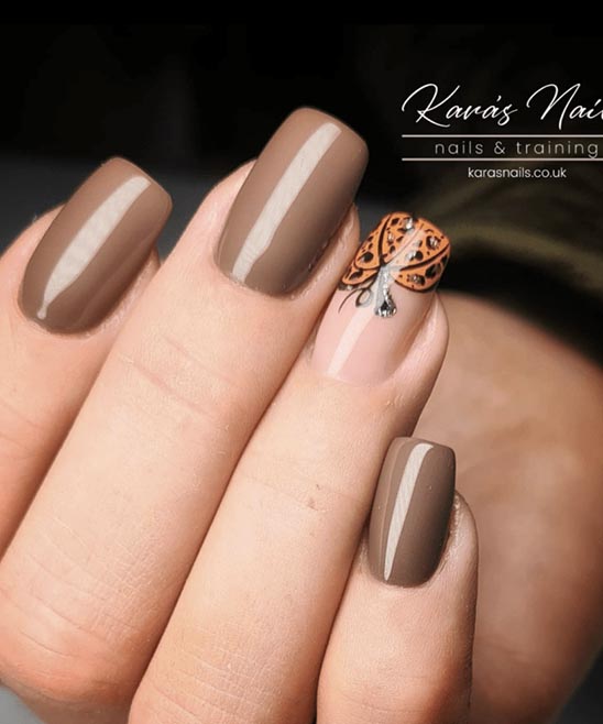 CUTE SHORT NAILS FOR HALLOWEEN