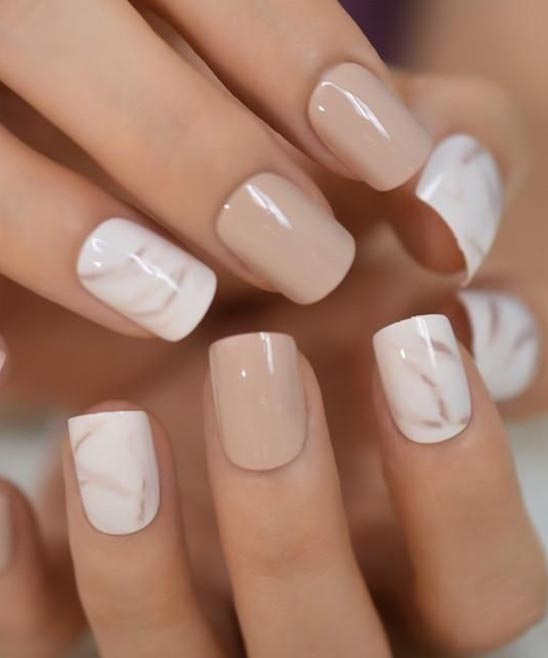 CUTE SUMMER NAILS SHORT COFFIN