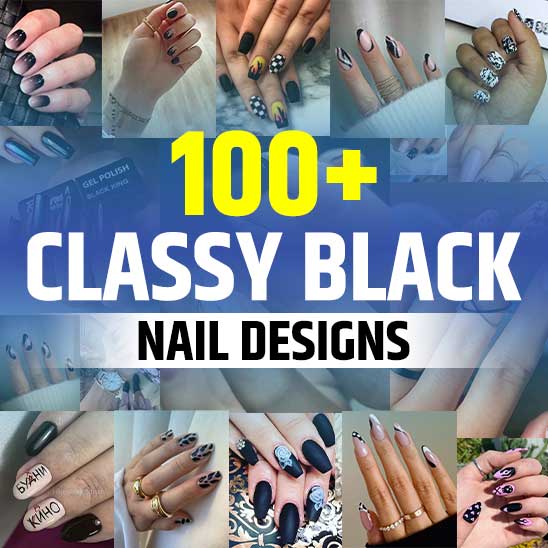 Classy Black Nail Designs