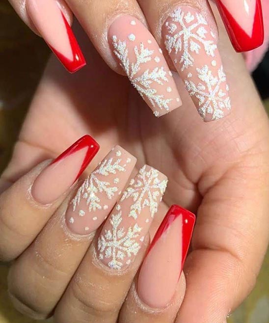 50+ Christmas Acrylic Nail Designs (2024) TailoringinHindi