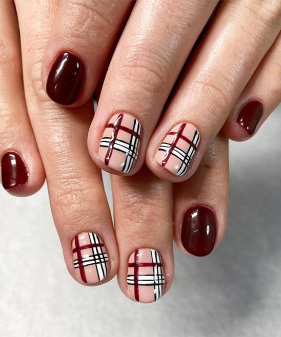 Coffin Cute Nail Designs Red