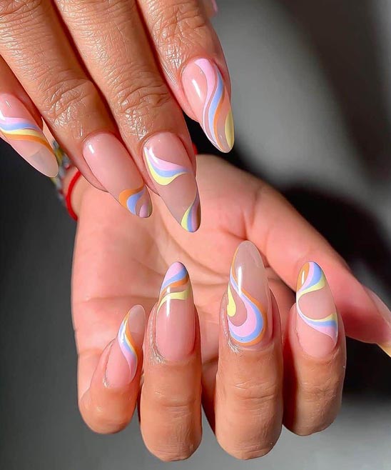 Coffin Gel Nail Designs