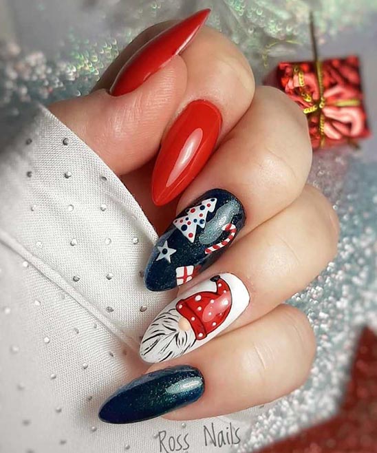 Coffin Nails Red Design