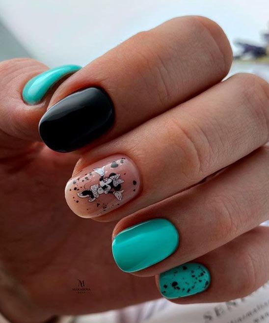 Coffin Red and Gold Nail Designs