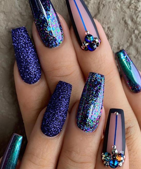 Cute Acrylic Coffin Nail Designs