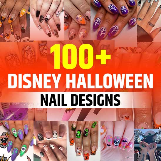 Disney Halloween Nails
