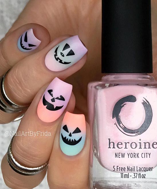 EASY HALLOWEEN DESIGNS FOR NAILS