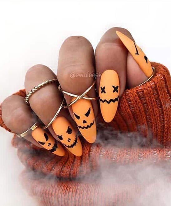EASY HALLOWEEN NAIL DESIGNS FOR BEGINNERS
