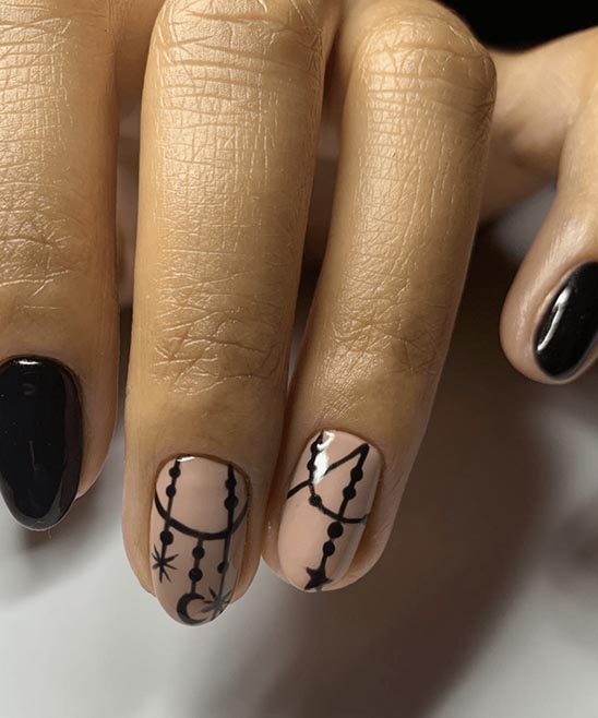 EASY HALLOWEEN NAIL DESIGNS FOR SHORT NAILS