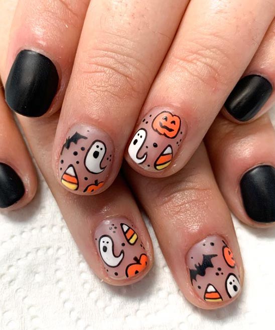 EASY HALLOWEEN NAILS FOR BEGINNERS