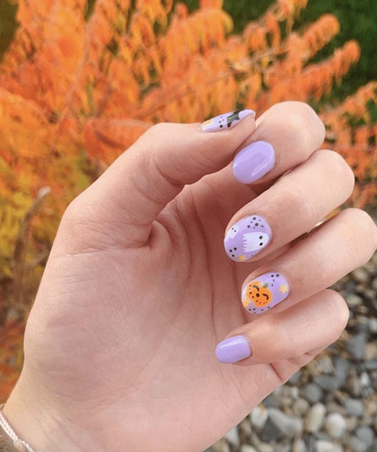 EASY HALLOWEEN NAIL DESIGNS FOR SHORT NAILS