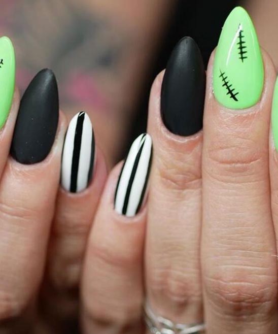 EASY HALLOWEEN NAILS TO DO AT HOME