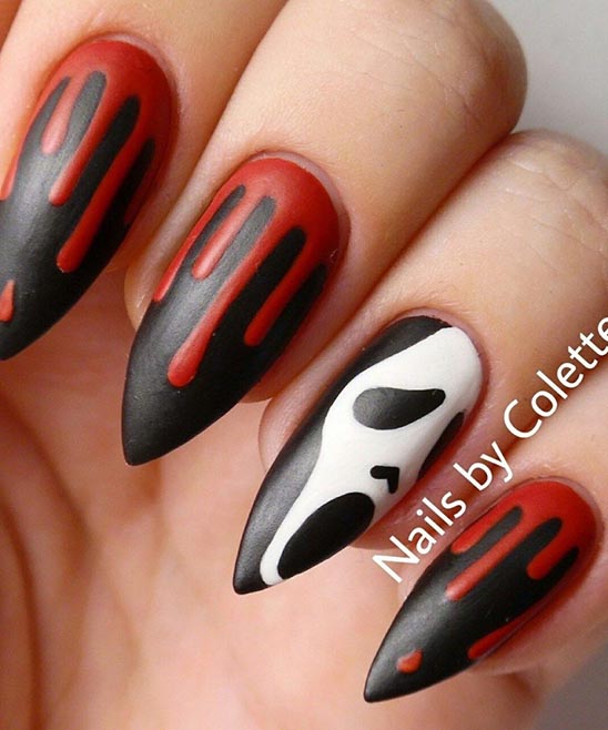 EASY NAIL DESIGNS FOR HALLOWEEN