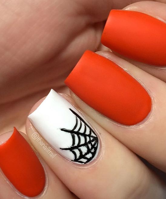 EASY SIMPLE HALLOWEEN NAILS