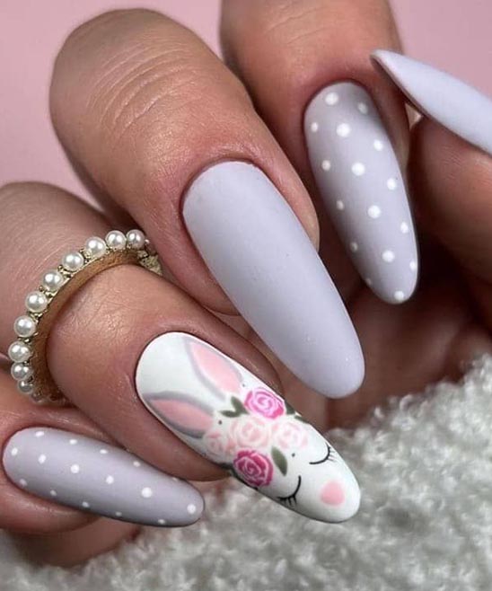 EASY SPRING NAIL DESIGN