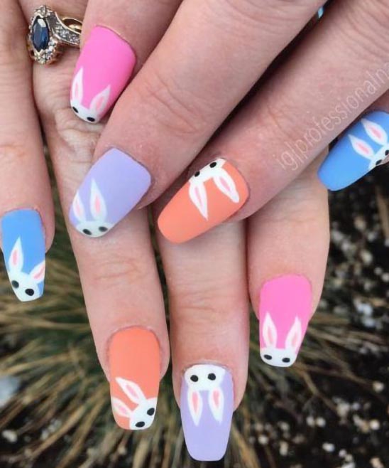 Easter Acrylic Nails Designs