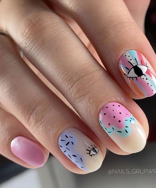 Easter Color Nail Designs