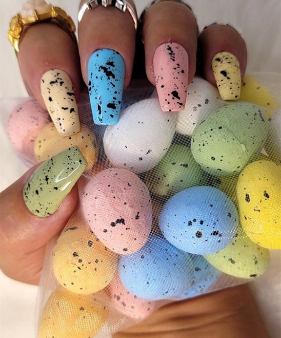 Easter Egg Nail Art