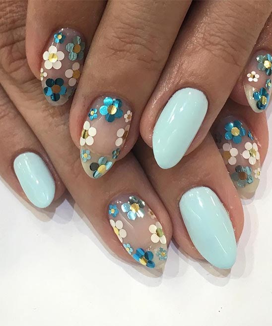 Easter Lily Nail Art