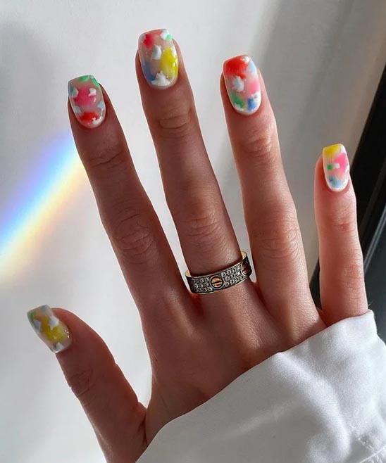 Easter Nail Ideas With Diamonds