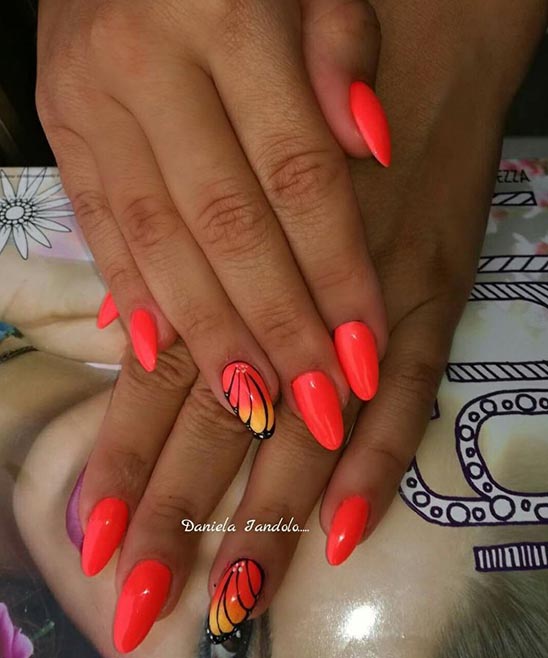 Elegant Dark Red Nail Designs