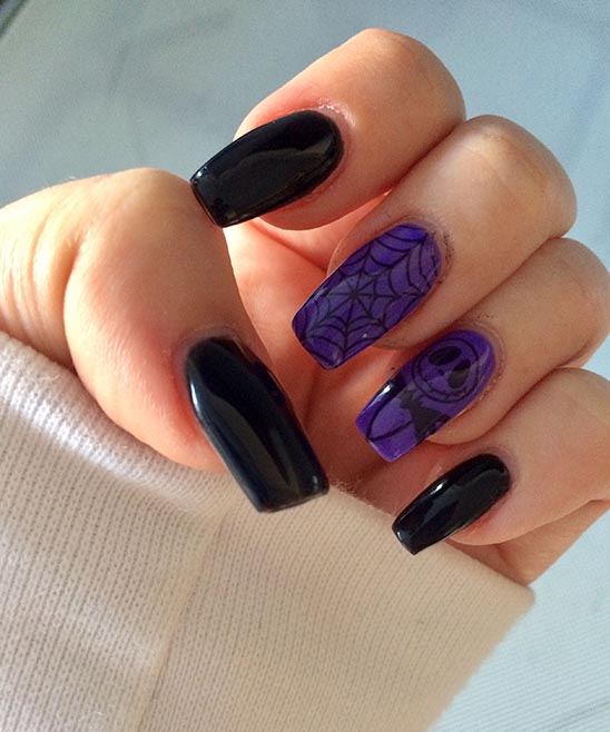 GEL NAIL DESIGNS FOR HALLOWEEN