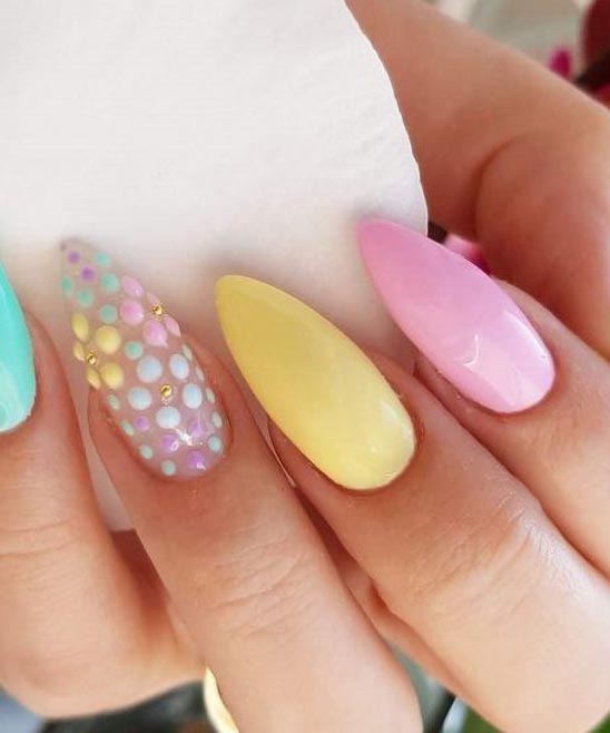 GREEN SPRING NAIL DESIGNS