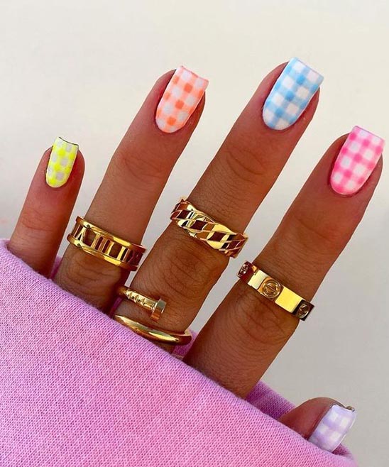 Gel Manicure Design for Short Nails