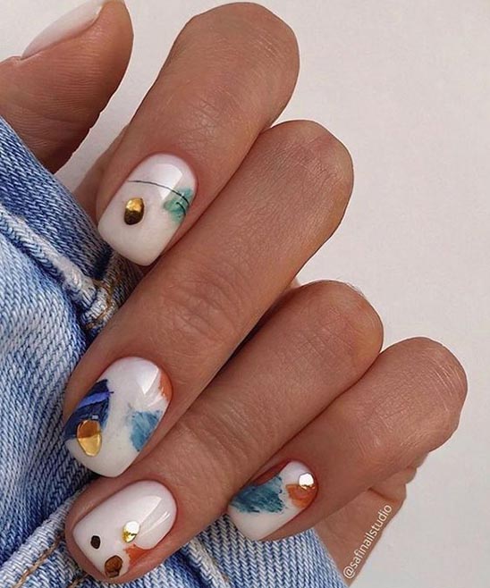 Gel Nail Designs Short Nails