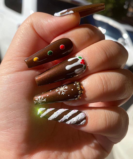 50+ Christmas Acrylic Nail Designs (2024) TailoringinHindi