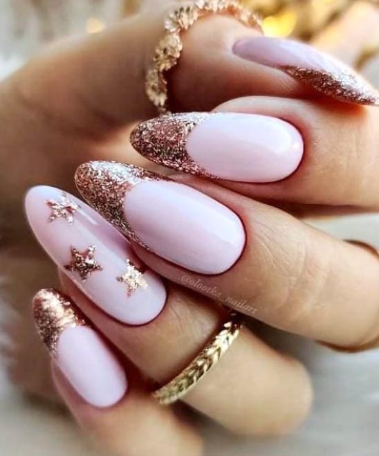 Gold and Red Nail Designs