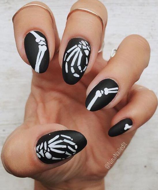 HALLOWEEN COFFIN NAIL DESIGNS
