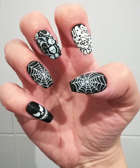 HALLOWEEN COFFIN NAIL IDEAS