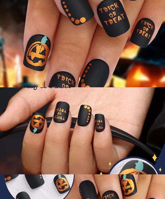 HALLOWEEN NAIL ART PRESS ON NAILS