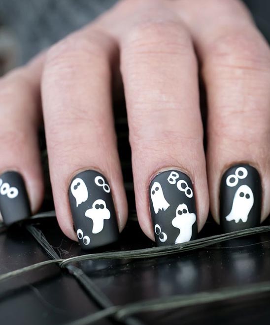 HALLOWEEN NAIL DESIGN IDEAS WITH WHITE AND RED FOR BEGGINERS