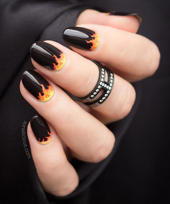 HALLOWEEN NAIL DESIGNS COFFIN