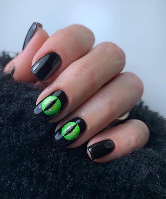 HALLOWEEN NAIL IDEAS SHORT