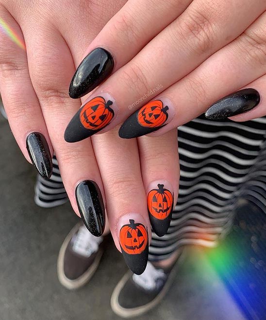 HALLOWEEN NAILS COFFIN