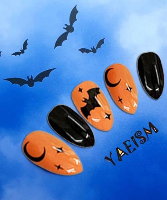 HALLOWEEN PRESS-ON NAILS KISS