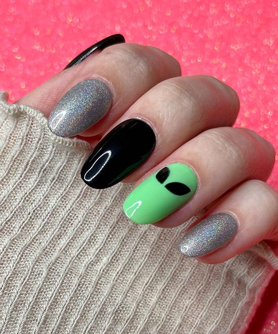 HALLOWEEN SHORT COFFIN NAILS