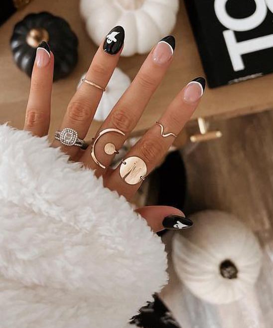 HALLOWEEN SHORT NAIL ART