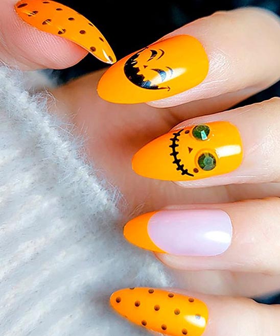 HALLOWEEN SHORT NAIL DESIGNS