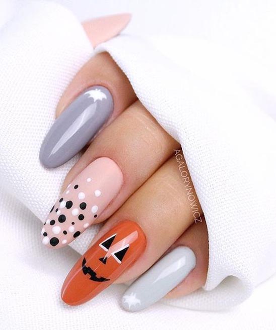 HALLOWEEN THEMED SHORT NAILS