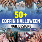 Halloween Coffin Nail Designs