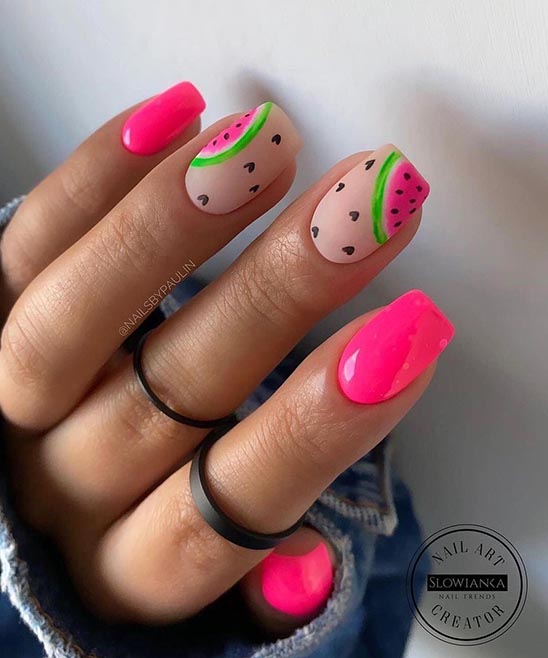 Kiss Nails Gel Fantasy Short Design Nails