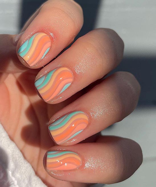 LIGHT PINK ACRYLIC NAILS COFFIN SHORT