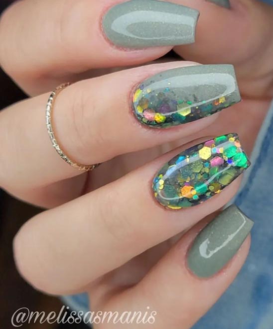 Long Coffin Acrylic Nails Designs