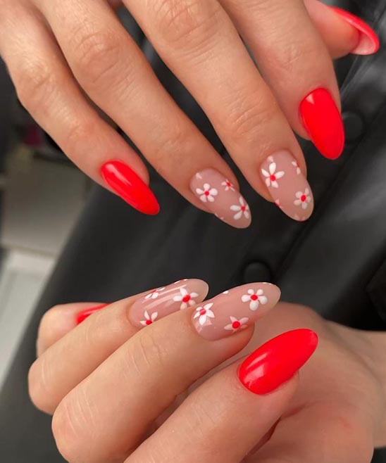 Matte Red Nail Designs