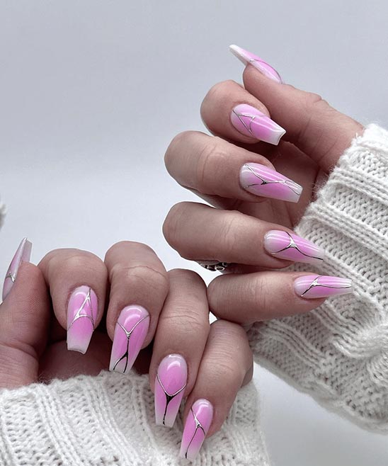 NAIL ART DESIGNS PINK AND WHITE