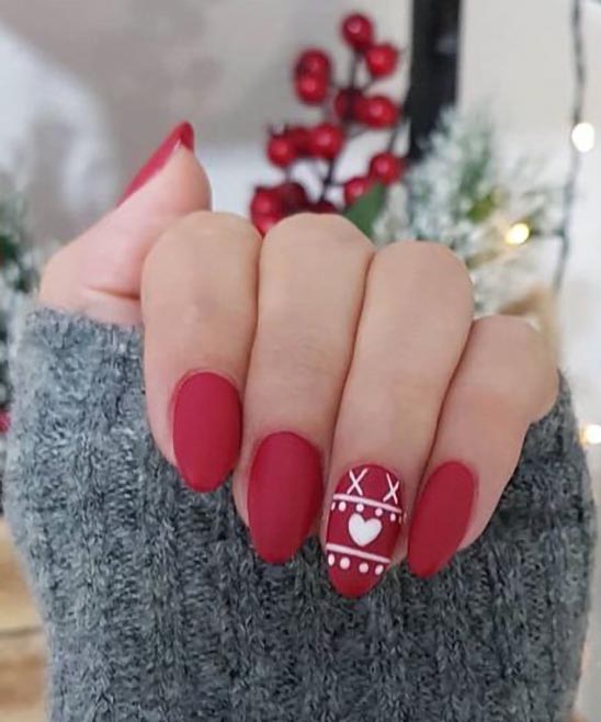 NAIL DESIGNS 2023 RED AND WHITE